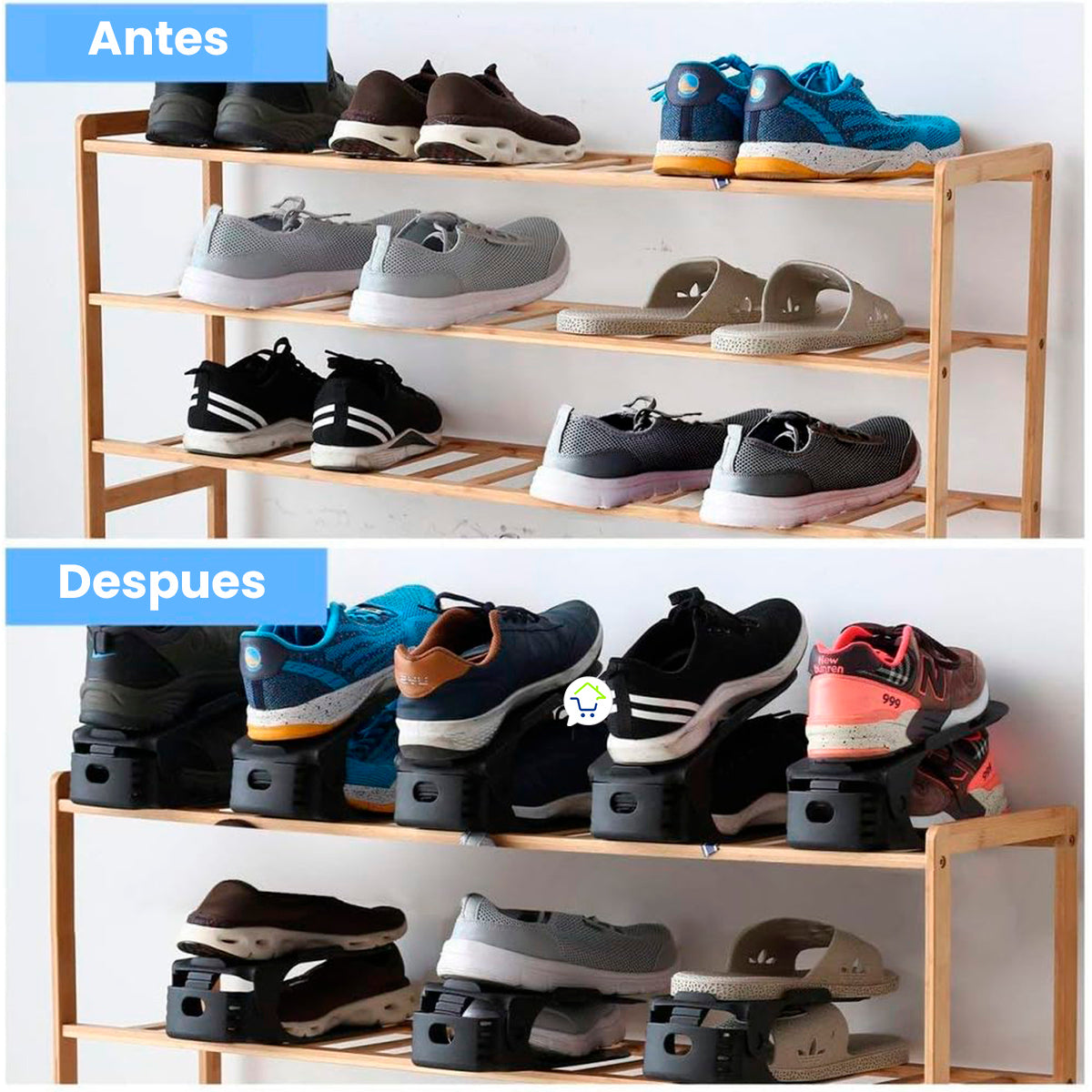 Organizador de Zapatos ™️ X6 UNIDADES / DIGALE CHAO AL DESORDEN